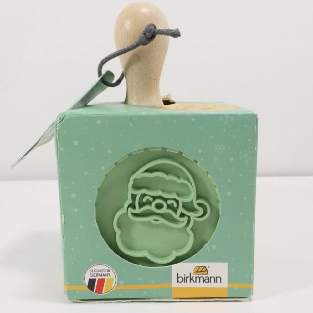 Birkmann Christmas Cookie Stamp Set Press Cookies for Santa Claus 3 Designs